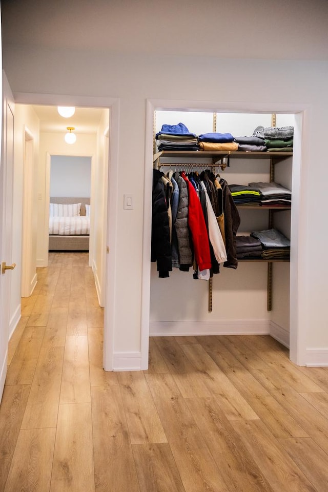 view of closet