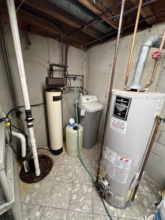 utilities with gas water heater