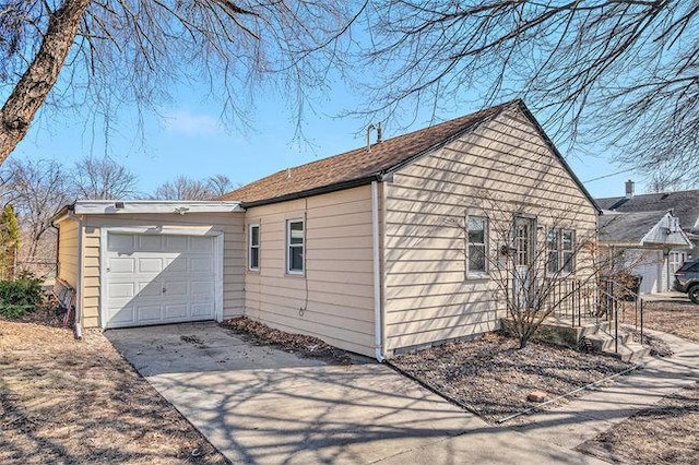 exterior space with driveway