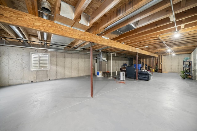 606 Effie Dr, Earlville, IL 60518 - view of unfinished below grade area
