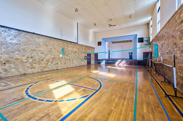 view of sport court featuring community basketball court