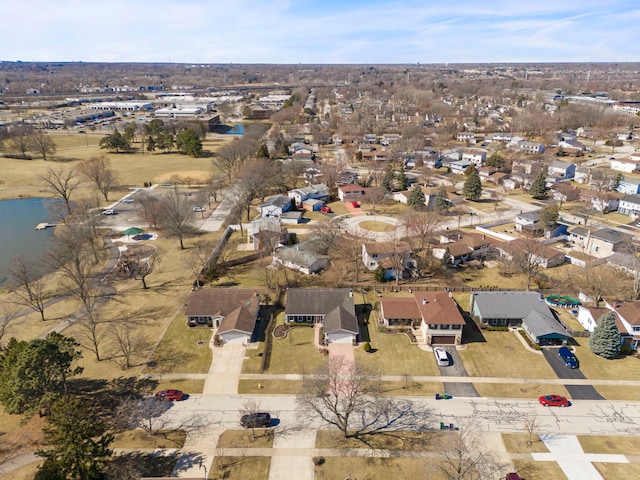 bird's eye view featuring a residential view