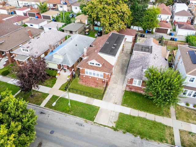 birds eye view of property featuring a residential view