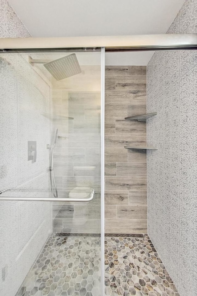 full bath featuring a stall shower