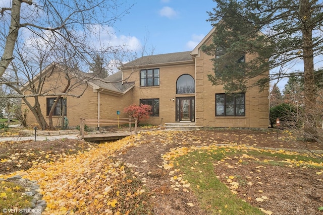 view of front facade with brick siding