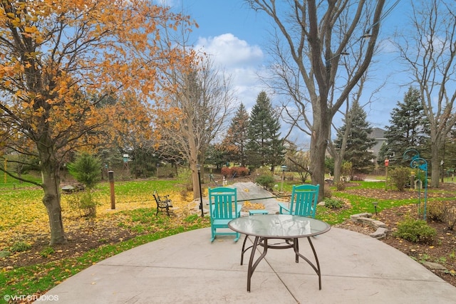 view of patio