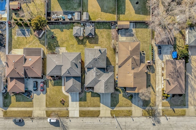 drone / aerial view featuring a residential view