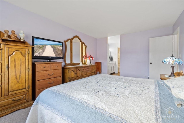 bedroom with ensuite bath