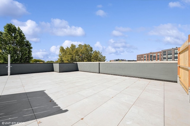 view of patio / terrace with fence