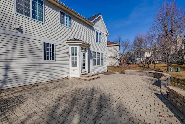 exterior space with a patio