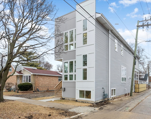 view of side of property