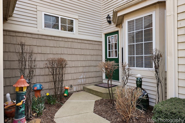 view of entrance to property