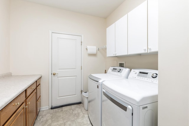 13536 Westridge Ct, Huntley, IL 60142 - washroom featuring washer and dryer and cabinet space
