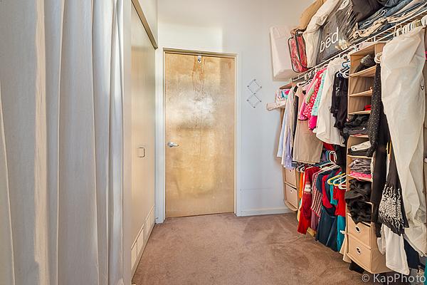 spacious closet with carpet flooring