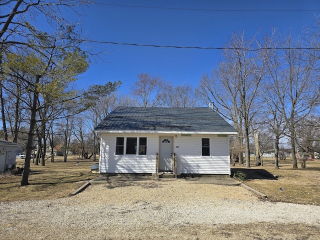 view of front of house featuring metal roof