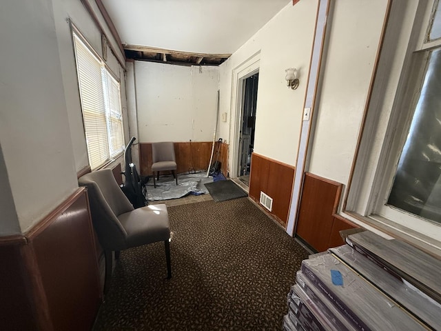 sunroom / solarium with visible vents