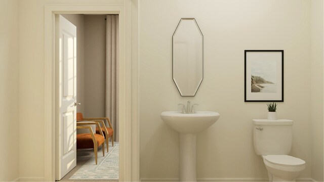 2371 Stone Creek Dr, New Lenox, IL 60451 - bathroom featuring toilet and a sink