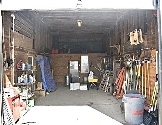 view of storage room