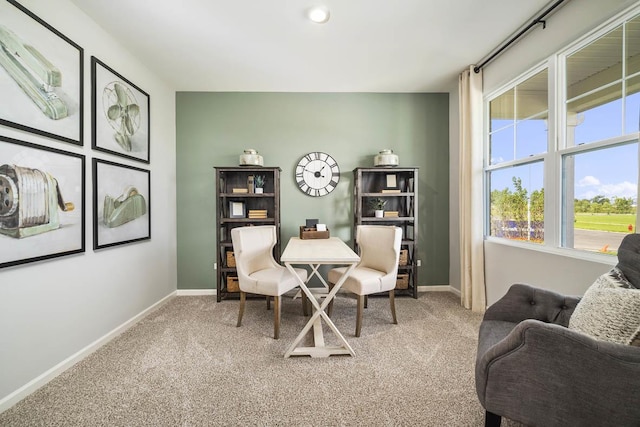 interior space featuring baseboards