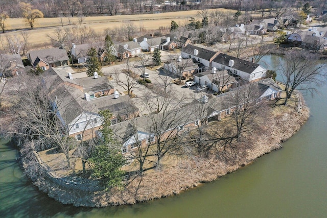 117 Rivershire Ln, Lincolnshire, IL 60069 - drone / aerial view featuring a residential view and a water view