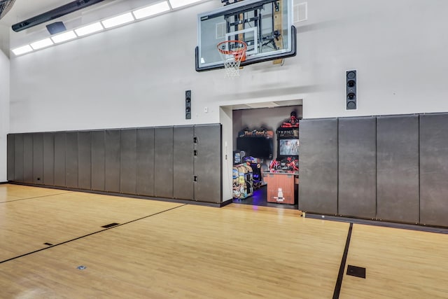 view of basketball court