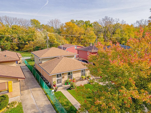 drone / aerial view