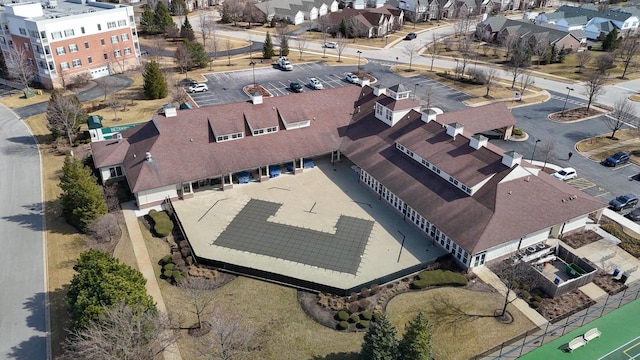 birds eye view of property featuring a residential view