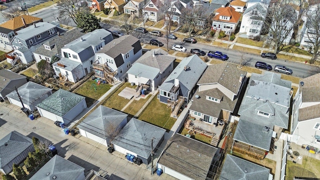 bird's eye view featuring a residential view