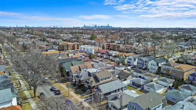 drone / aerial view featuring a residential view