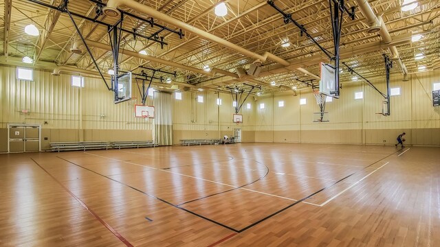 view of sport court with community basketball court