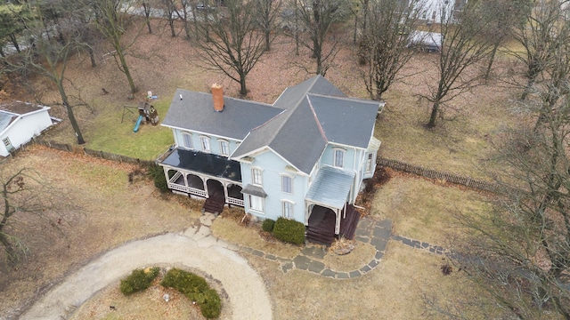 drone / aerial view