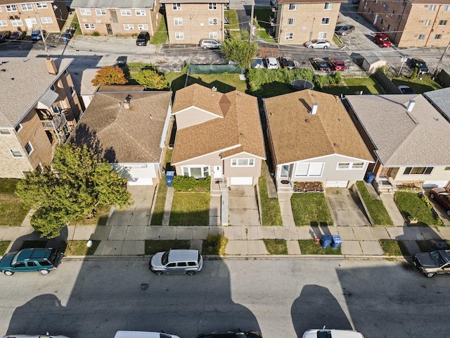 drone / aerial view featuring a residential view