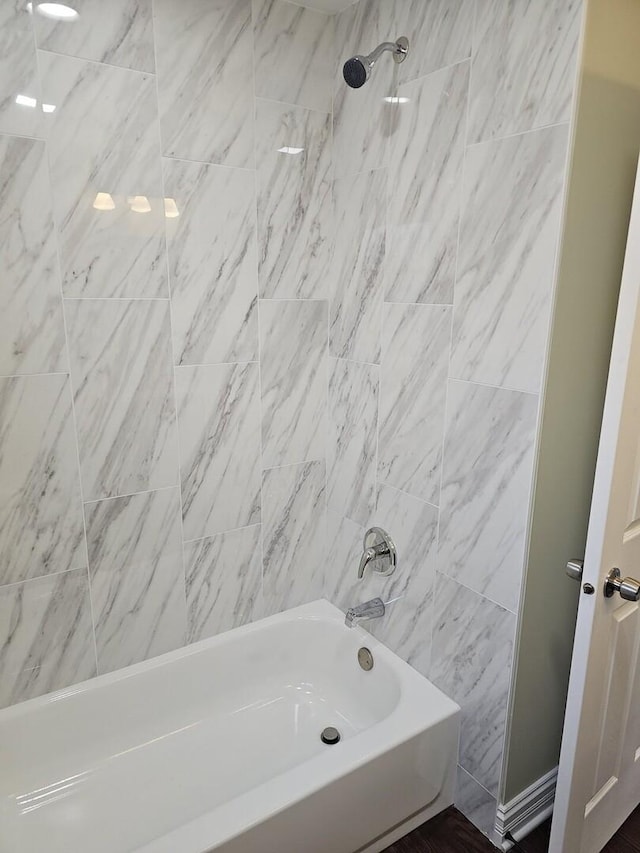 full bathroom featuring shower / bathing tub combination