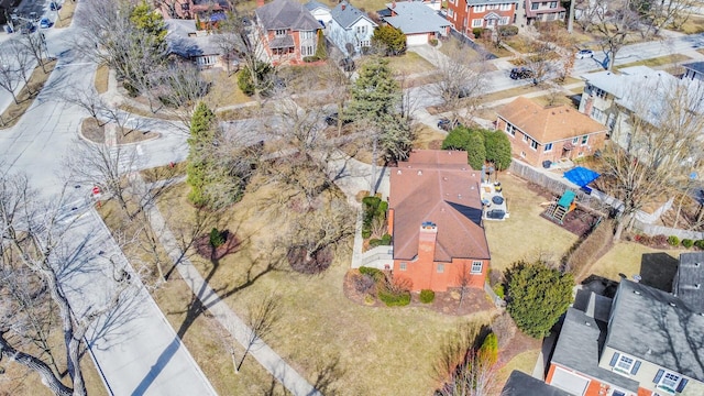 drone / aerial view featuring a residential view