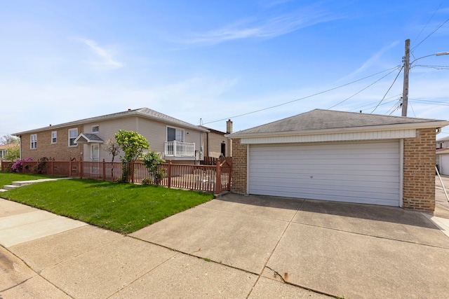 4556 N Newcastle Ave, Harwood Heights, IL 60706 - single story home featuring brick siding, a garage, and an outdoor structure