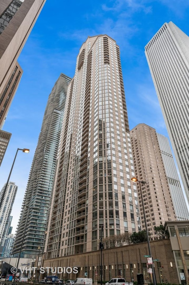 view of building exterior featuring a view of city