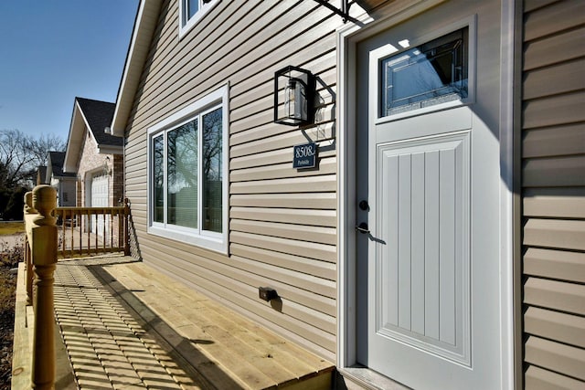 view of property entrance