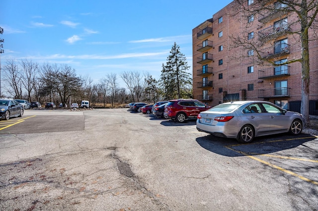 view of uncovered parking lot