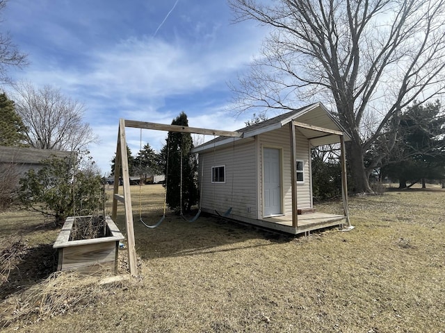 view of outbuilding with an outdoor structure