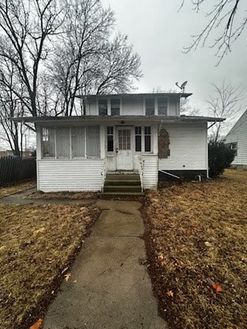 view of bungalow-style home