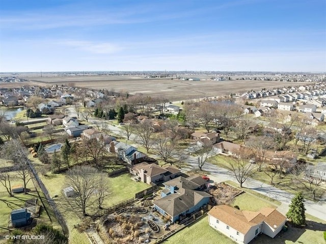 drone / aerial view featuring a residential view