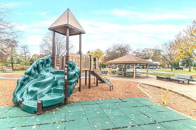 community play area featuring a gazebo