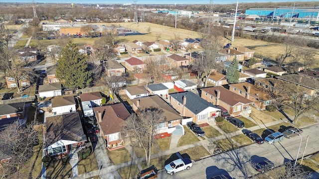 drone / aerial view featuring a residential view