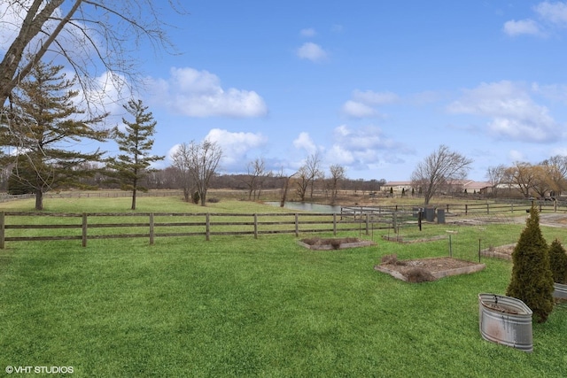 41660 N Hunt Club Rd, Old Mill Creek, IL 60083 - view of yard with fence and a rural view