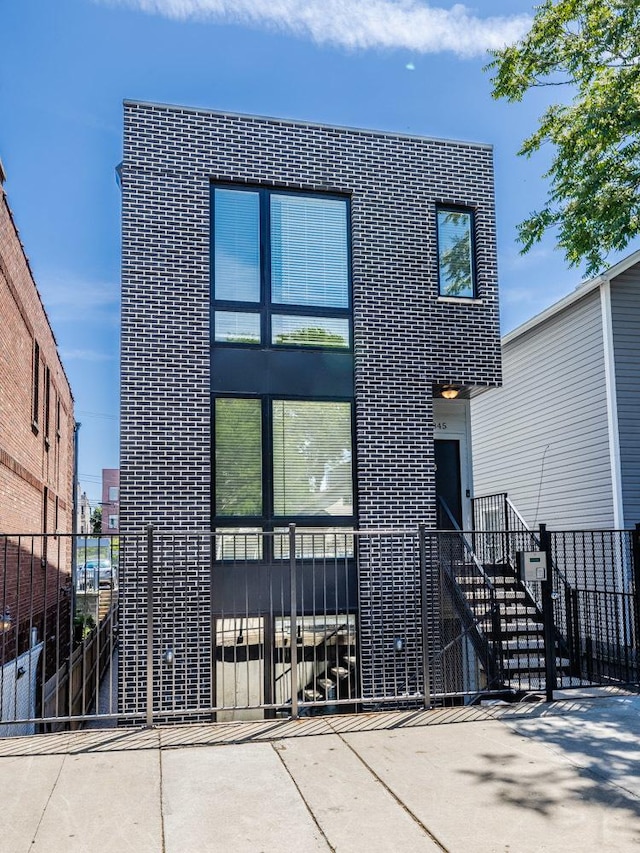 view of front of property with brick siding