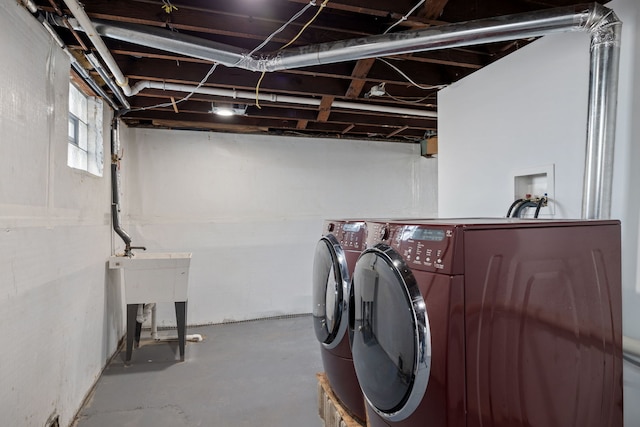 laundry room featuring laundry area and separate washer and dryer