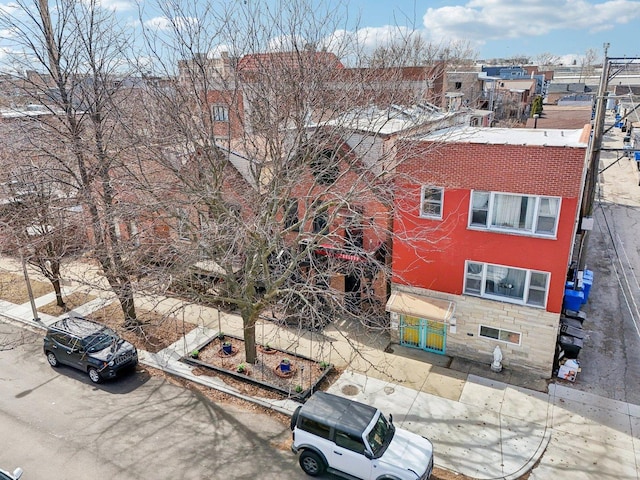 bird's eye view featuring a residential view