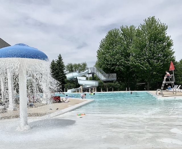 view of pool