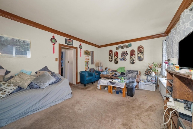 8325 S Dante Ave, Chicago, IL 60619 - carpeted living area featuring ornamental molding