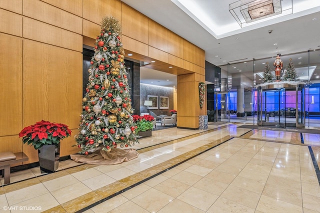 view of community lobby